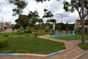 Imagem da cidade de Iraquara no estado de Ba